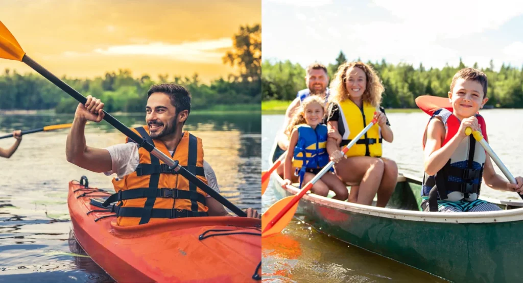 Canoes and Kayaks